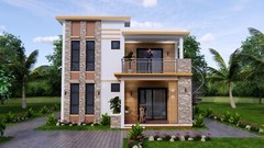 26×36 Feet House Plans 8×9 Meter 3 Bedrooms 2 Baths Terrace PDF (A4 Hard Copy)