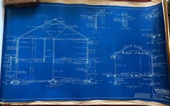1955 Garlinghouse Plan Service #6375 6 Pgs. Blueprints Modern MidCentury Home