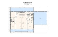 2,080 Sqft (Living) Modern Farm House with – 3 Bedrooms and 2 Baths with Garage