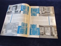 Vintage 1949 CRANE Kitchen Bath Brochures MCM Illustrated Home Design Plans C600