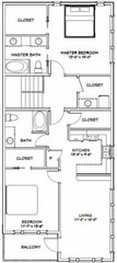 60×50 Apartment with 2-Car 2-RV Garage – PDF FloorPlan – 1,694 sqft – Model 1A
