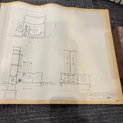 Vtg 1925 AT&SF Santa Fe Building Blueprints Railroad Memorabilia Kansas 165 pgs