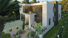 CADFILE BLUEPRINTS CONTEMPORARY TWO STORY HOUSE PLAN ARCHUP #101