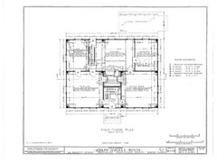 Gambrel Roofed Colonial New England Home, wood framed, PRINTED home plans