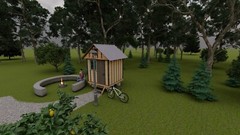 Comprehensive Building Plans for 8’x8′ Tiny Home with Loft – 64 sqft area