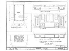 Baker Residence, a luminous Prairie Style home by William Drummond printed plans