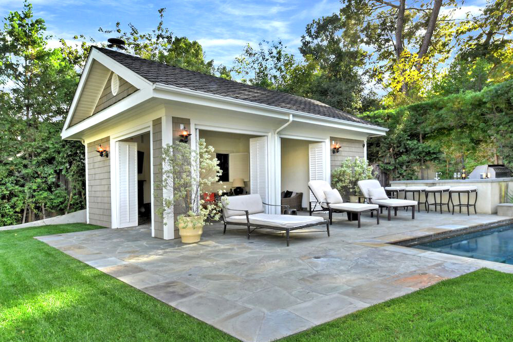 * Cape Cod Style Pool House / Cabana / Accessory Building – Full 24″x36″ Plans *