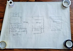 1989 Vintage 2 Story Double Car Garage Addition 18 Page Paper Blueprint Plan
