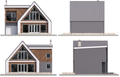 43’x29’ Cozy A-Frame Cabin, 3-Beds, 4 Baths, Garage, 1775SF PDF Download