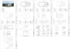Barndominium House Plan, 5 Beds 3 bath with loft, 32’x70′ plan 2,400 sq ft | PDF