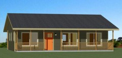 36×24 House — 2 Bedroom 2 Bath — 812 sq ft — PDF Floor Plan — Model 7C