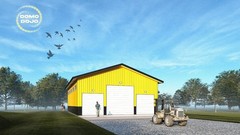 Rural Storehouse Agricultural Building Plans – PDF Downloadable Blueprint