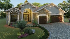 CADFILE BLUEPRINTS MEDITERRANEAN HOUSE PLAN ARCHUP #106M