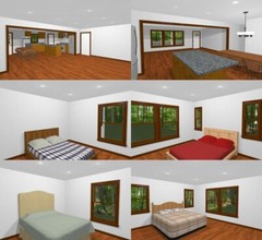 60×30 House — 4 bedroom 3 Bath — 1,800 sqft — PDF Floor Plan — Model 4