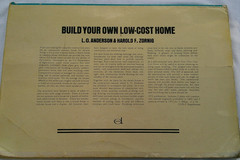 Build Your Own Low-Cost Home 1972 Dover House Plans Blueprint Manual