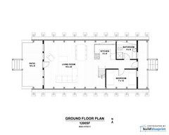 22′ x 36′ A-Frame Vacation Cabin Architectural Plans – PDF Download