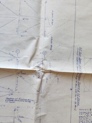 Tower For Type SI Derrick Blueprint Plans 1960’s American Bridge Steel Portugal