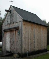 Timber Frame Shed/Barn Plans size 14′ x 16′, printed plans on 8 1/2×11 new