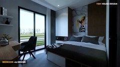 26×25 Feet Small House Design 8×7.5 Meter 2 Bed 1 Bath PDF & A4 Hard Copy