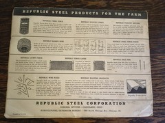 Vintage Corn Crib And Grainary Blue Prints Building Plan Republic Steel Corp Chi