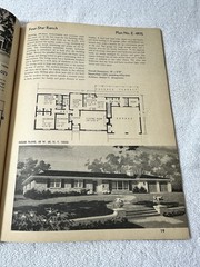 VTG Best Home Plan 1978 Mid Century Modern House Design Floor Plan Blueprints