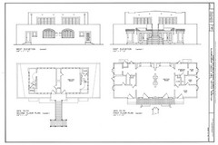 Small Home Designs, Mission Style Bungalows, stucco, PRINTED architectural plans