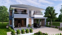 Small House Plan 11.8×7.5 Meters 3 Bedrooms 39×25 Feet Full PDF (A4 Hard Copy)