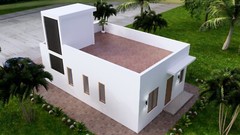 Custom Small House Plan 6×9 Meter 2 Bed 1 Bath 20×30 Feet Terrace (A4 Hard Copy)