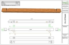 12′ x 12′ Timber Frame Pergola DIY Building Plans, Downloadable PDF