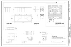 Frank Lloyd Wright, Midcentury Modern Boulter home, PRINTED architectural plans