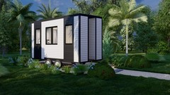 Generic Wood Construction Tiny Mobile Home Building Plans – 15’9″” x 7’10″” – 12
