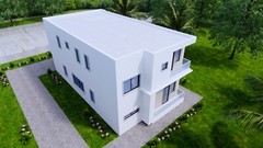 House Plans 7.5×13 Meter 25×43 Feet 3 Bed 4 Bath Terrace Roof PDF (A4 Hard Copy)