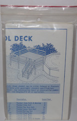 Ucando Pool Deck Plans B2030 R New In Package