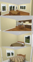 40×40 Apartment with 2-Car 1-RV Garage – PDF FloorPlan – 964 sqft – Model 1