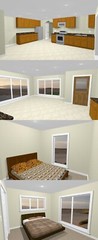 40×42 Apartment with 2-Car 1-RV Garage – PDF FloorPlan – 1,153 sqft – Model 1B