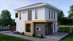 25×35 Small House Plan 7.5×9 Meter 3 Bedrooms PDF Full Plans (A4 Hard Copy)