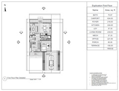 42’x70′ 2 Bed, 2 Bath A-Frame Cabin Architectural Build Plans PDF Download