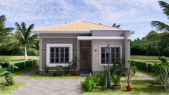 27×30 Feet Small House Design Plans 8×9 Meter 2 Beds 1 Bath Hip (A4 Hard Copy)