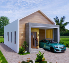 Small House Plan 6×9 Meter 2 Beds 20×30 Feet Gable Roof PDF Plan (A4 Hard Copy)