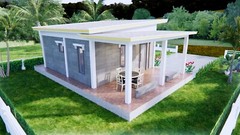 30×20 Feet Small Home Floor Plans 9×6 Meter 2 Beds 1 Bath Shed (A4 Hard Copy)