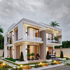 Modern 4-bedroom Luxury House Plan