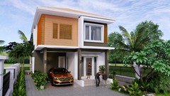 20×30 Feet Small House Plan 6×9 Meter 3 Beds 3 Baths Hip Roof PDF (A4 Hard Copy)