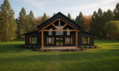 2,020 Sqft (Living) Modern Farm House with – 3 Bd, 2 Ba,