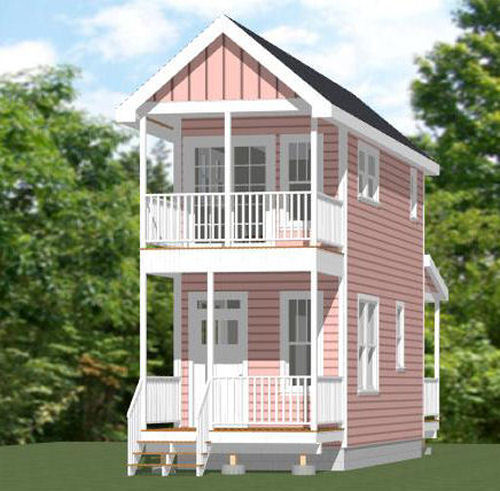 10×28 Tiny House — 475 sq ft — PDF Floor Plan — Model 3