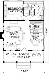 William Poole Designs Home Plans Nestledown Bungalow Getaway Mother N Law Suite