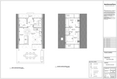 22’x38’ 2 Beds, 1 Bath Small A-Frame Cabin Architectural Build Plans PDF.