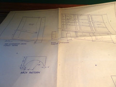 BETTER HOMES AND GARDENS DESIGN NO. 3310-1 BOOKCASE PROJECT, MATERIALS, DRAWING