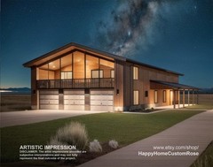 Shophouse Loft Barndominium Modern House Open Plan Design 100 x 40 – 3 Bed 2.5 B