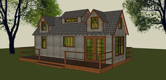 Small Cabin 10ft x 30ft Build Plans Blueprints, lumber list – PDF