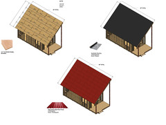 13’x31′ Tiny House Home Cabin Loft DIY Architecture Build Plans, PDF Download.